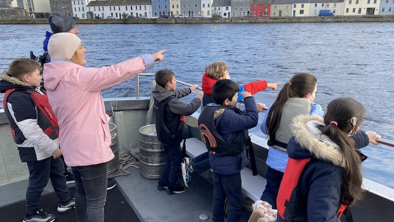 Scoil Bhríde in Shantalla, Galway, set up a ‘sea school’ during the pandemic to ensure children could avail of the amenities on their doorstep while staying within their five kilometres