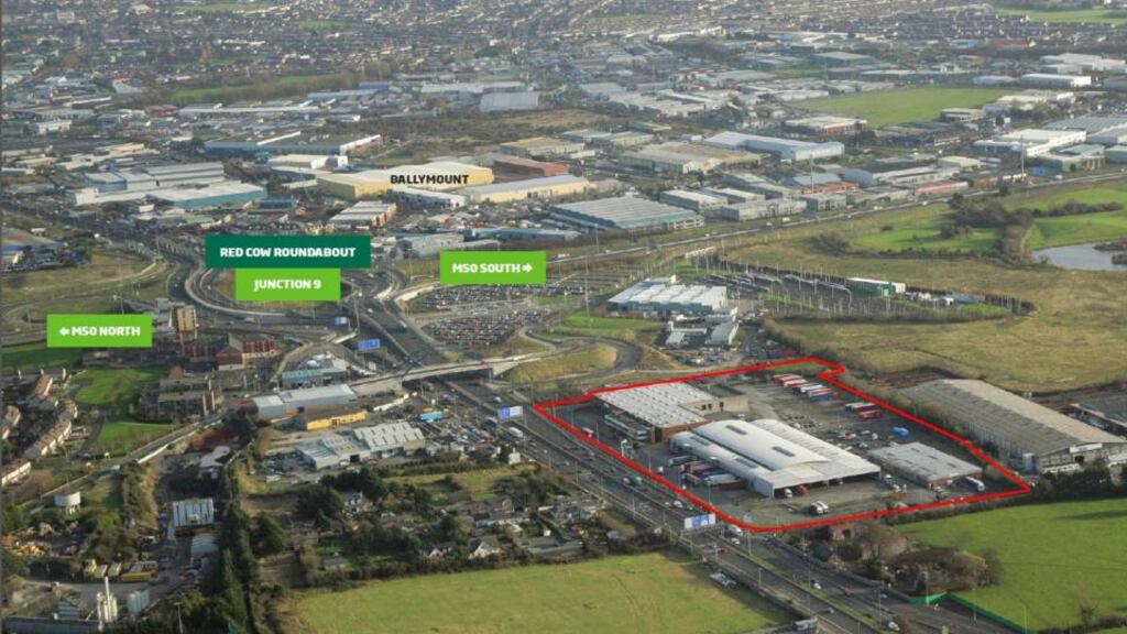 Industrial site at Red Cow roundabout: under current zoning, the permitted uses include industrial, retail warehousing, car showrooms, transport depot and petrol stations.