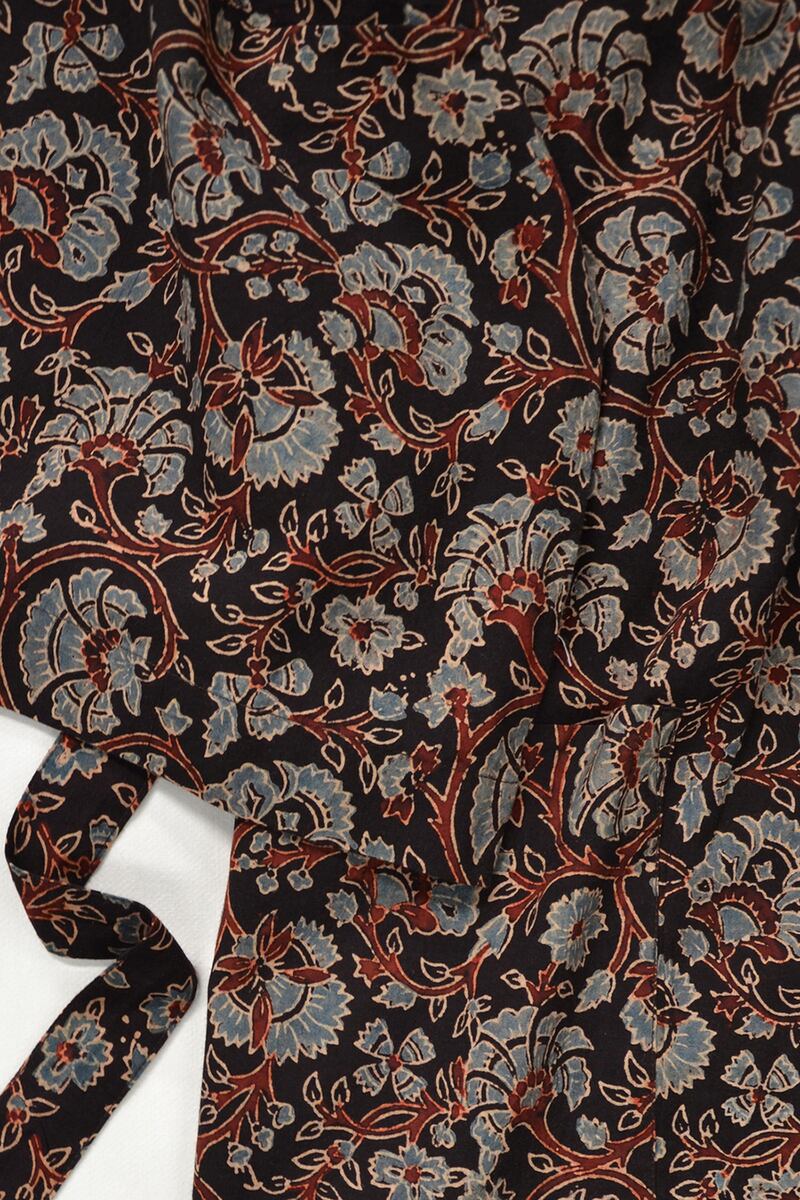 One of the four handblocked prints in the new Four Threads collection.