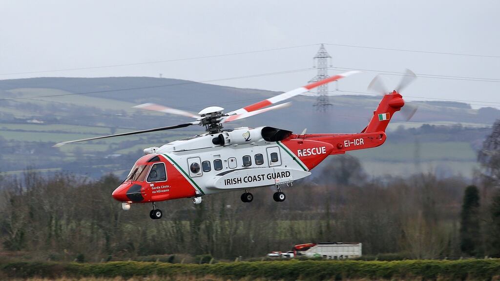 The Coast Guard Sikorsky S92 helicopter for the east coast region. Photograph: Colin Keegan/Collins Dublin.