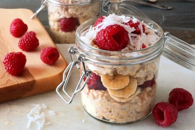 Preparing overnight oats will save you time. Photograph: iStock/Getty