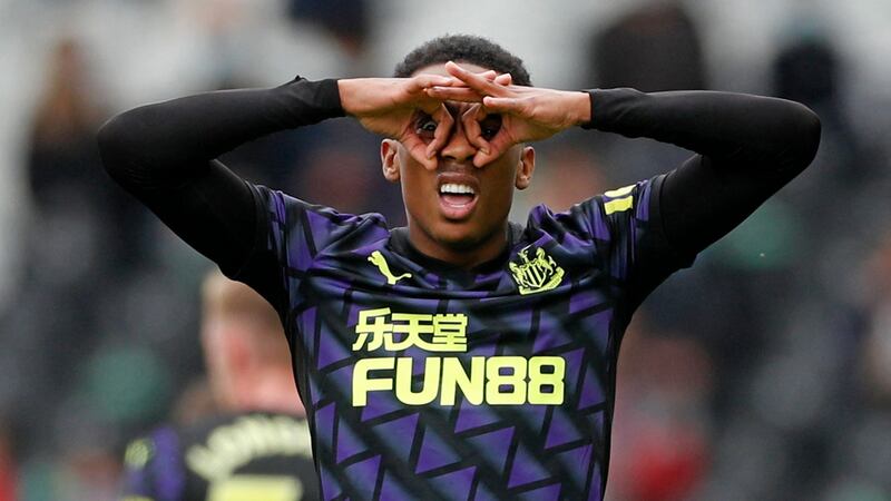 Jow Willocks continued his hot streak as Newcastle beat Fulham. Photograph: Matthew Childs/Getty/AFP