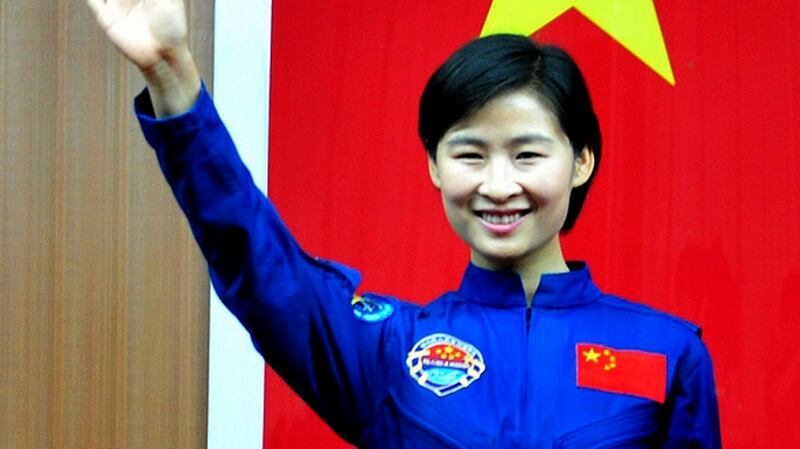 China’s first female astronaut Liu Yang. A slowdown in the economic growth rate, combined with a return to traditional Confucian family values, has worked against women. Photograph: STR/AFP/GettyImages