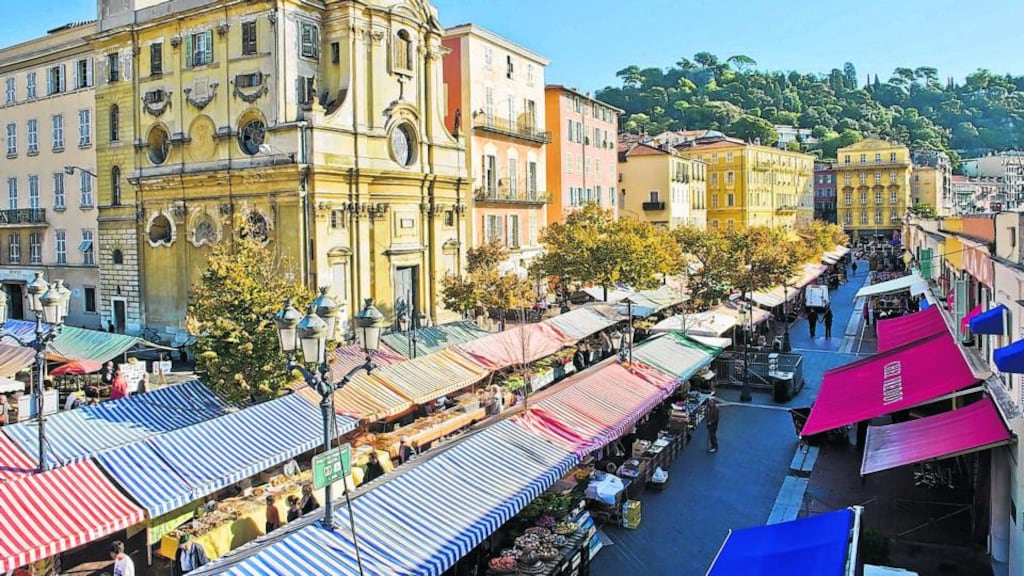 A market in Nice. The attack has shaken Nice’s 25,000-strong Jewish community