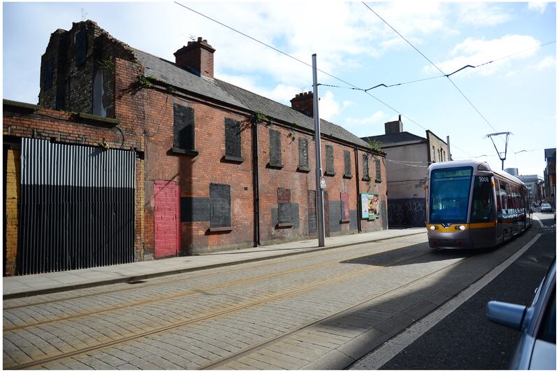Benburb Street in north inner city Dublin. Photograph: Bryan O'Brien