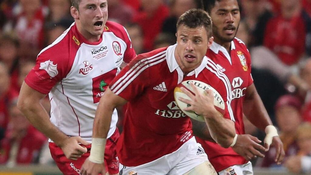 Tommy Bowe will hope to recover on time for the second test. Photograph: Getty