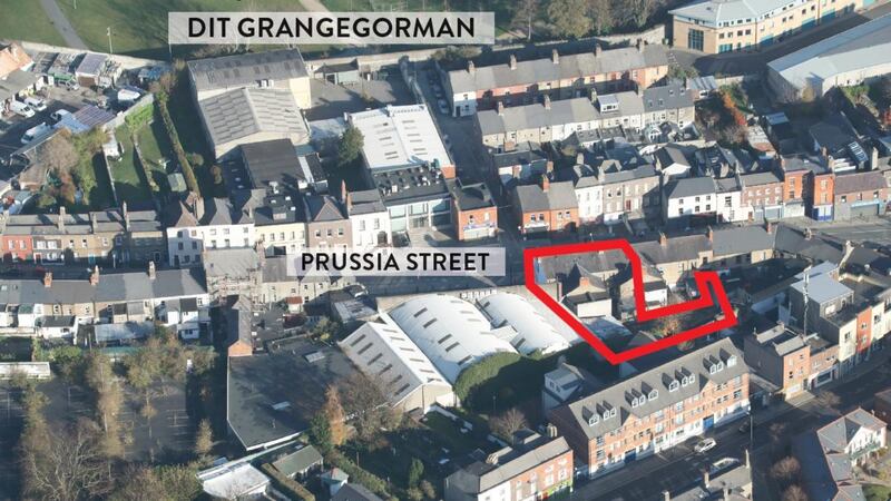 The site on Prussia Street