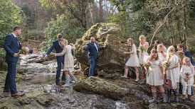 Our wedding story: 'He pulled the ring out from behind our pet sheep Dobby’s ear'