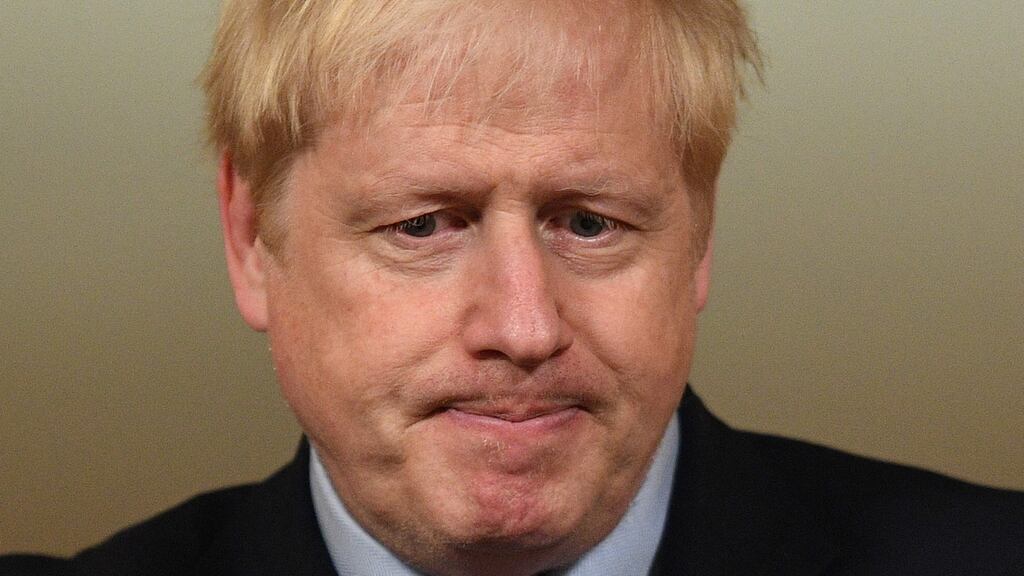 Britain’s prime minister Boris Johnson: scale of the defeeat was a serious blow to the government. Photograph:  Leon Neal/AFP via Getty Images)