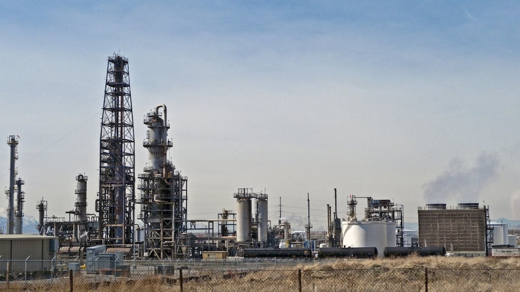 A natural gas plant in Salt Lake City, Utah, United States.