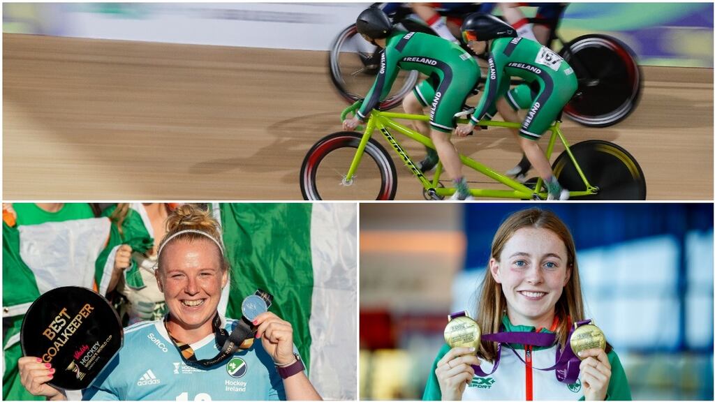 Katie-George Dunlevy and Eve McCrystal, Ayeisha McFerran and Sarah Healy feature in this group.