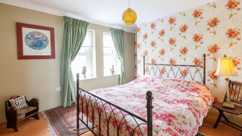 One of the three bedrooms.