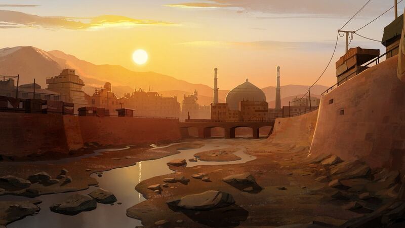 Scene from ‘The Breadwinner’, by Cartoon Salon.