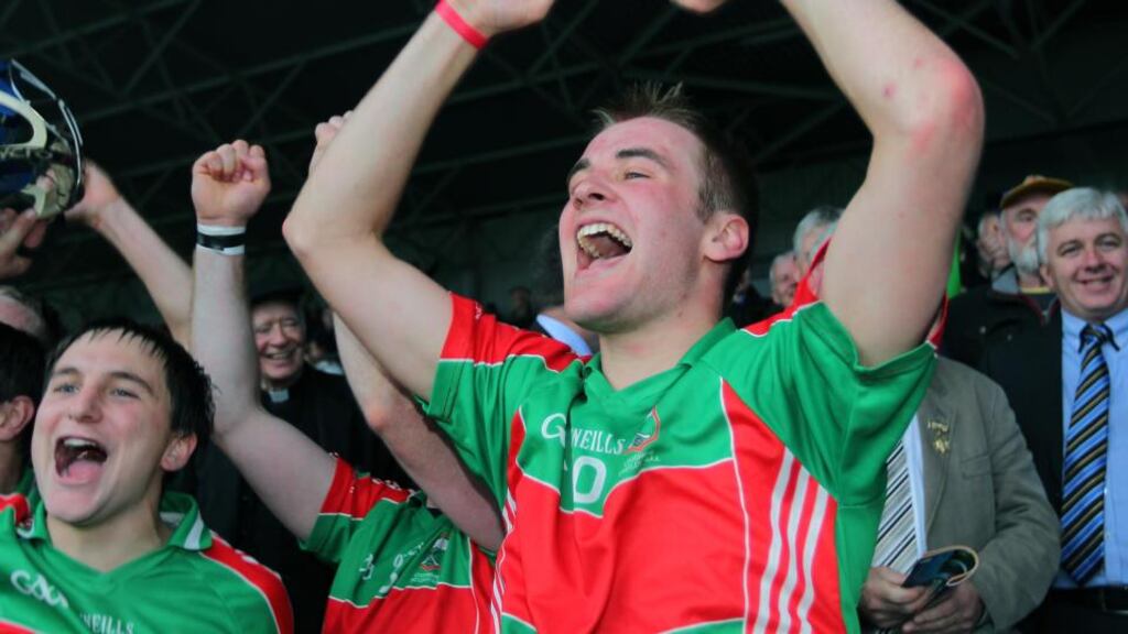 John McGrath scored 1-7 for Loughmore-Castleiney in the Tipperary SFC final against Aherlow Gaels. Photograph: Lorraine O’Sullivan