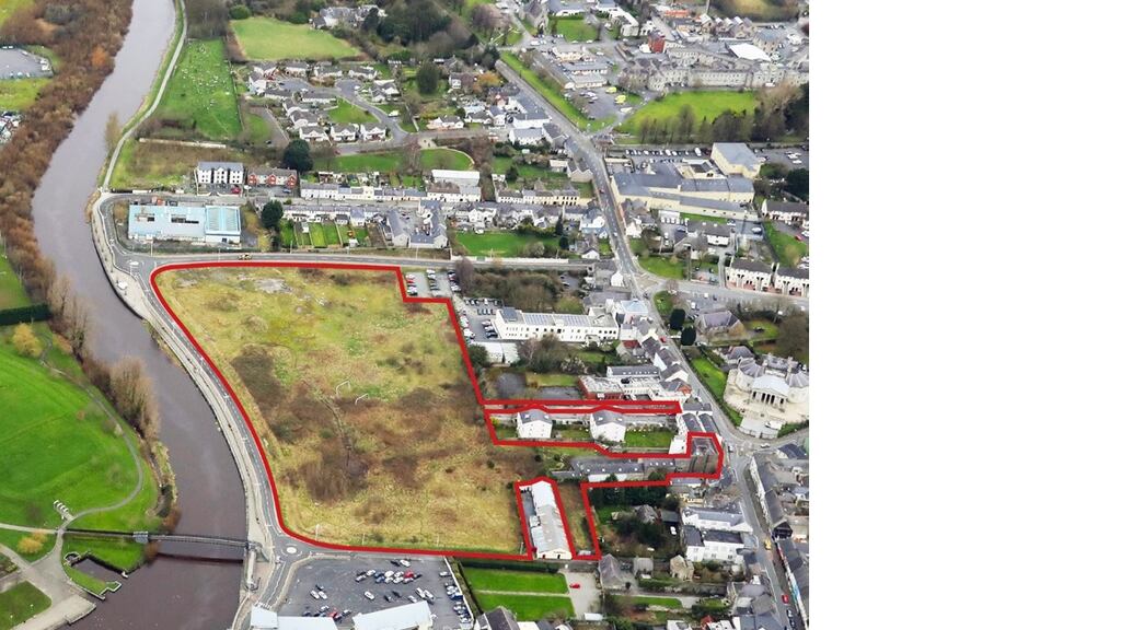 Site in Carlow town fronting the river Barrow