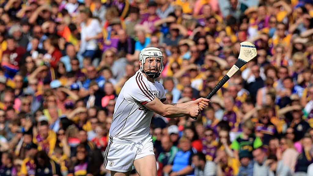 Galway’s Joe Canning in action during the Leinster Hurling Final against Wexford at Croke Park. Photograph: Donall Farmer/Inpho