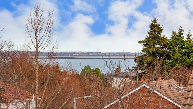 Sea views from upstairs