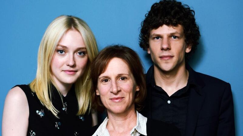 Dakota Fanning, Kelly Reichardt and Jesse Eisenberg