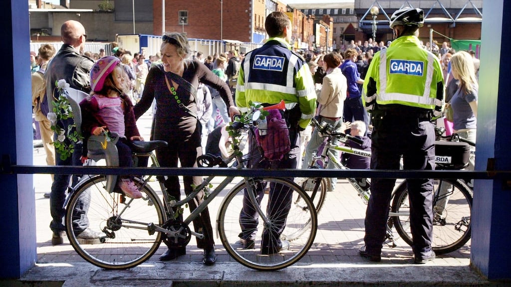 The Association of Garda Sergeants and Inspectors say the roads are so dangerous for cyclists that they need to take action to protect themselves by wearing safety gear. Photograph: Matt Kavanagh