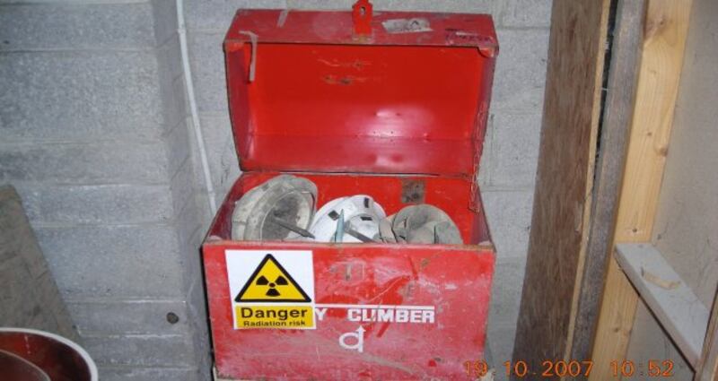 An image of the stolen box containing radioactive material has been released by the Radiological Protection Agency.