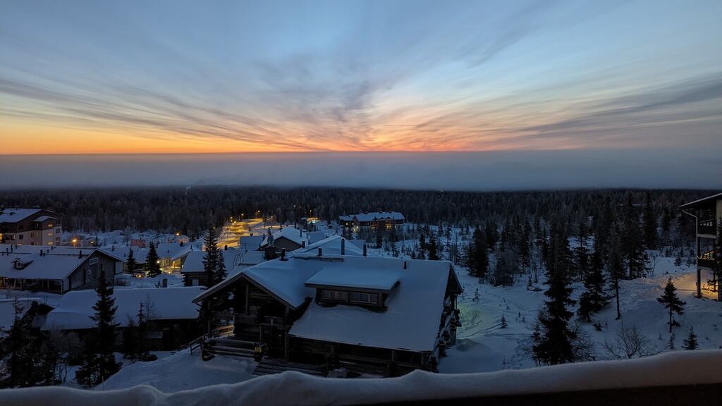 ‘The hotel in Finland did their best to help me ... but nothing could change the fact that I was thousands of miles from home, and separated from my husband and little girls.’ Photograph: Susan Haddon