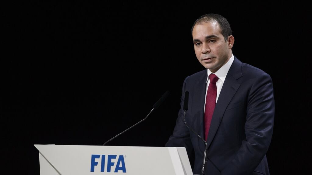 Prince Ali bin al-Hussein of Jordan says he is happy for the World Cup to take place in Qatar and Russia. Photograph: Getty Images