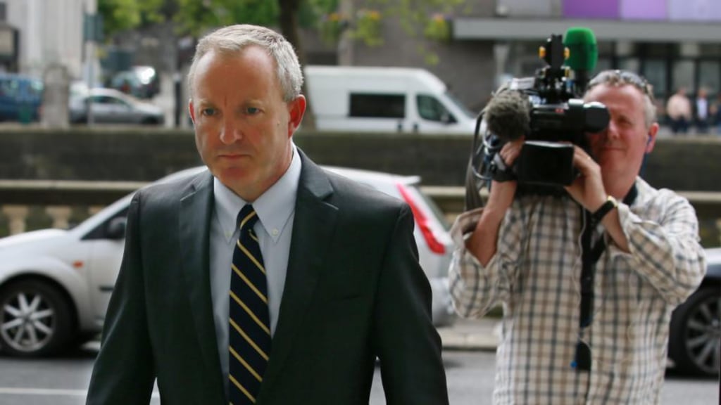 Consultant surgeon Joe McGrath,  leaving the Four Courts yesterday after he was issued with an apology from the HSE. Photograph: Collins