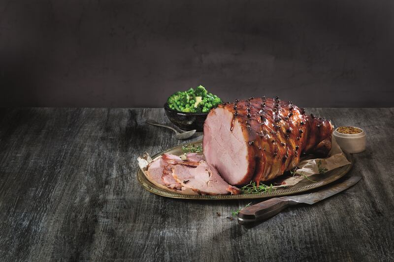 Pic: Glazed and studded with cloves SuperValu’s Signature Tastes Irish Hampshire ham should be the centrepiece of your festive meal