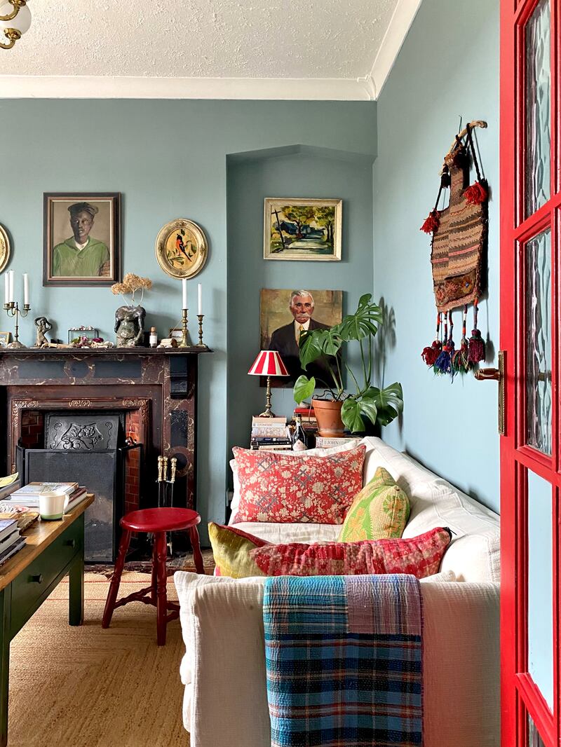 Sittingroom, after makeover. Photograph: Gillian Lawlee