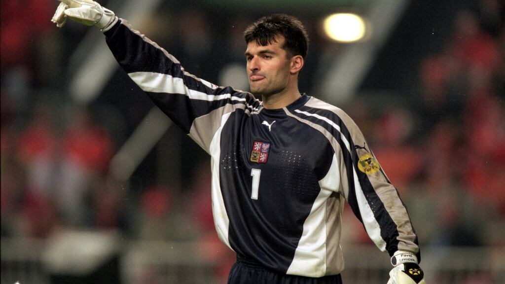 Pavel Srnicek of the Czech Republic in action during the European Championships 2000 group match against Holland at the Amsterdam Arena in Amsterdam, Holland. Holland won the match 1-0. Photograph: Ben Radford /Allsport