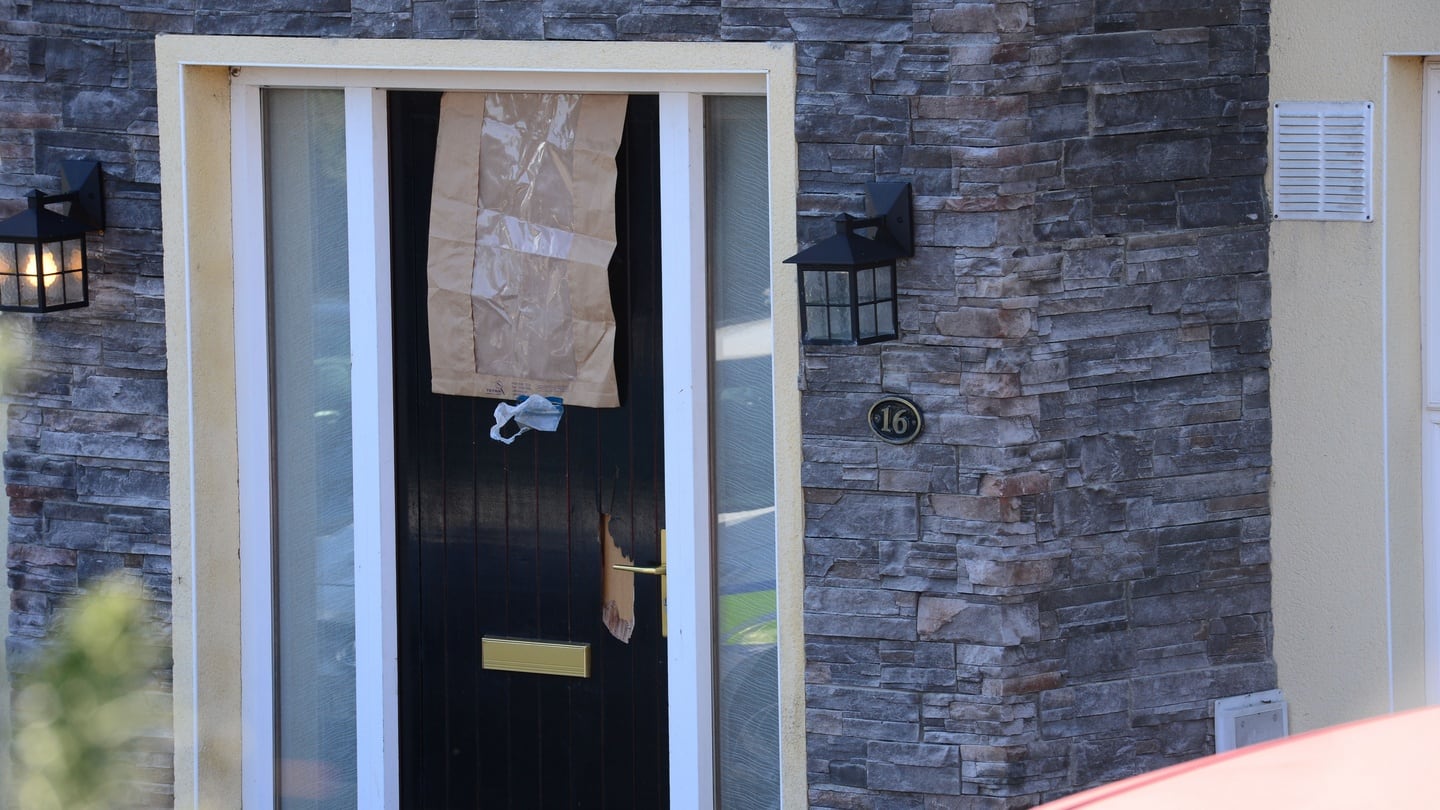 A house at Mullach Alainn estate in Omeath, Co Louth close to where two men were shot dead including garda Tony Golden. Photograph: Dara Mac Dónaill / The Irish Times