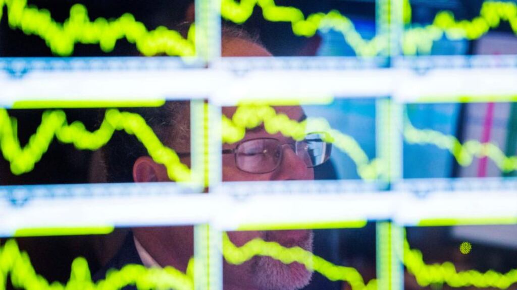 A bad day at the New York Stock Exchange last week.  photograph: lucas jackson/reuters