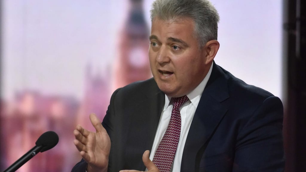 Northern Ireland secretary Brandon Lewis: The EU has effectively conceded his point that the protocol is “a policy document as much as anything else”.  Photograph: Jeff Overs/BBC/PA