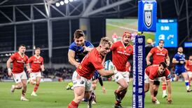 Leinster’s Ross Byrne to miss match against Connacht with arm injury