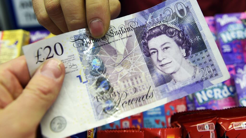 Ibec says it is likely that sterling will continue to weaken over the coming months, with the exchange rate moving towards 90p. This will further weaken Ireland’s exports to the UK. Photograph: Andy Rain/EPA