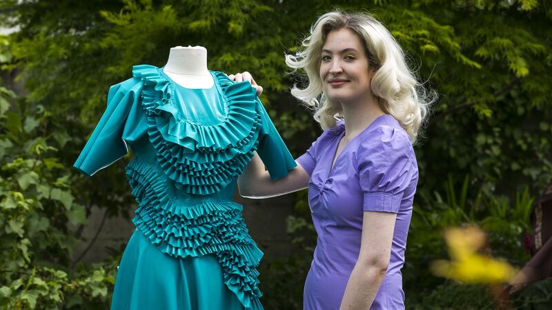 Izzy O Reilly with her Rubber