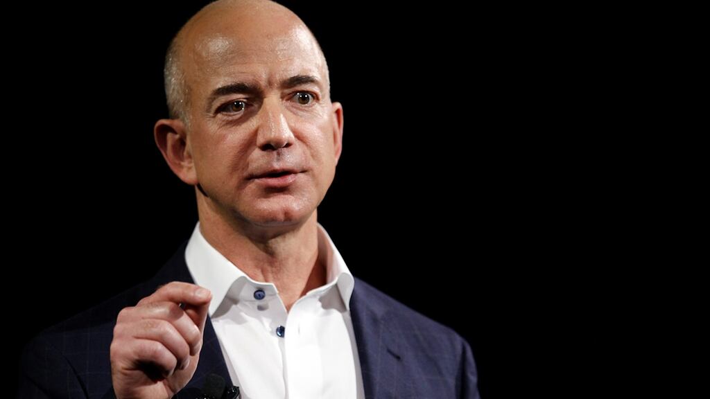 Once the transition of power takes place, Bezos will become executive chair – away from the day-to-day running of the company, but still providing input on the most pivotal decisions. Photograph: Bloomberg