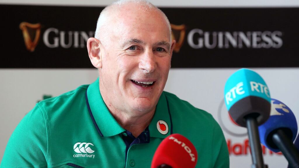 Ireland team manager Mick Kearney. Photograph: Dan Sheridan/Inpho