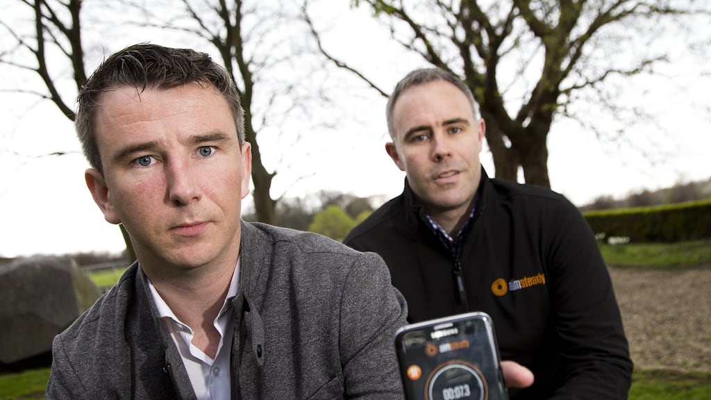 John Daly and John Aherne, founders of Aim Steady. Photograph: Colm Mahady/Fennell Photography