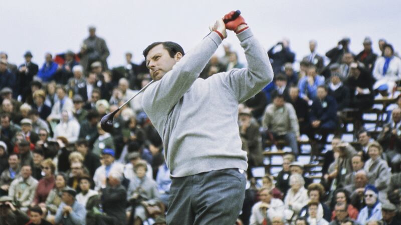 Peter Alliss at the 1968 Open Championship at Carnoustie. Photo: Getty Images