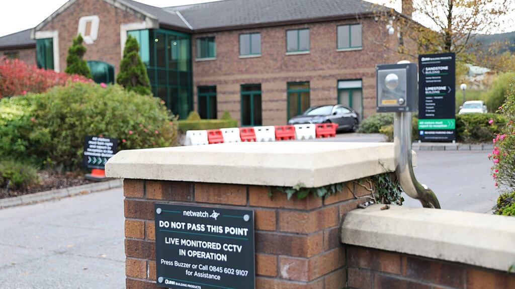 Quinn Industrial Holdings head office in Derrylin, Co Fermanagh. Photograph: Lorraine Teevan