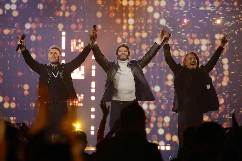 Take That performing in London in 2023. Photograph: John Phillips/Getty Images
