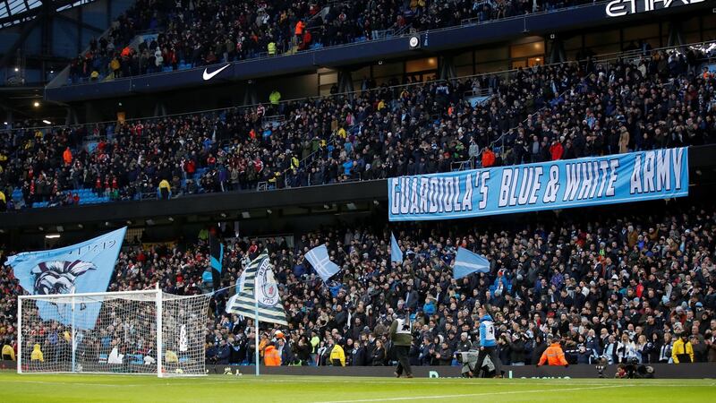 The Etihad stadium is a world away from Maine Road back in the day. Photo: Carl Recine/Reuters