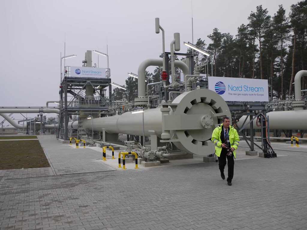 The Nord Stream 1 and 2 gas pipelines underwent dramatic falls in pressure on Monday, following suspected sabotage. Photograph: Alamy/PA