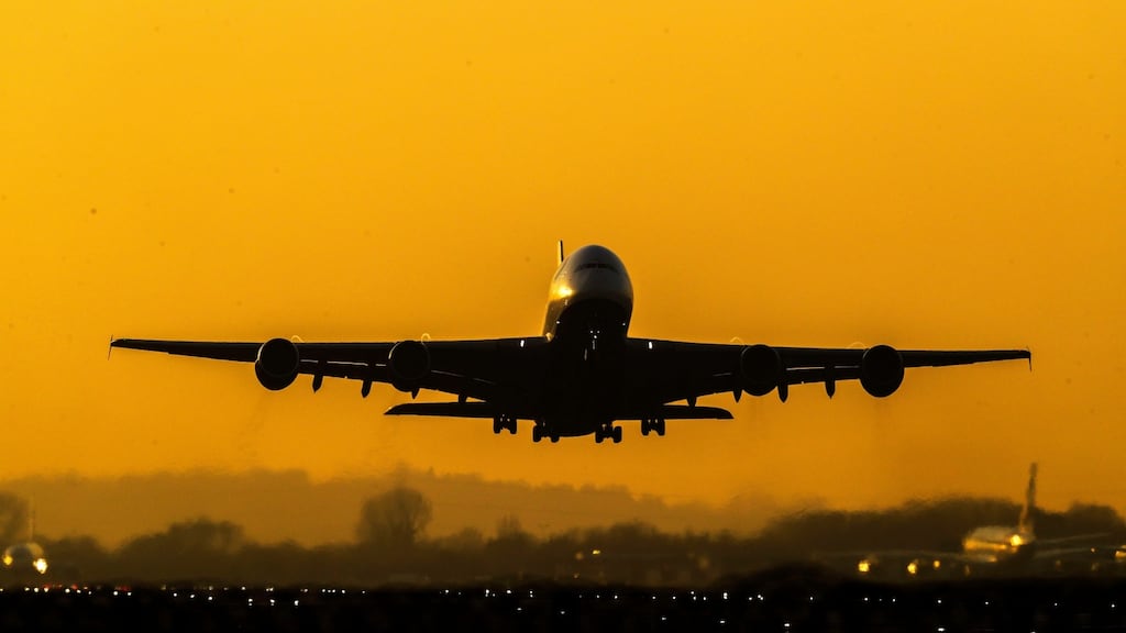 Boeing and Airbus have got subsidies over the years, without any regard to the impact of air travel on climate change. Photograph: Steve Parsons/PA Wire
