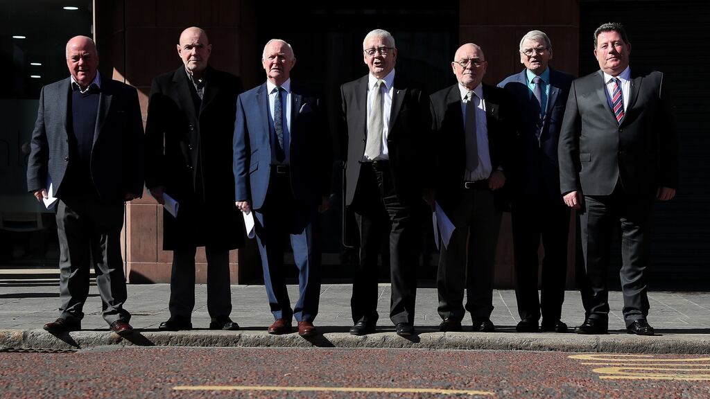 ‘Hooded men’: PSNI decision to discontinue investigation into the torture of the ‘hooded men’ was unlawful, UK Supreme Court finds. Photograph: Brian Lawless/PA Wire