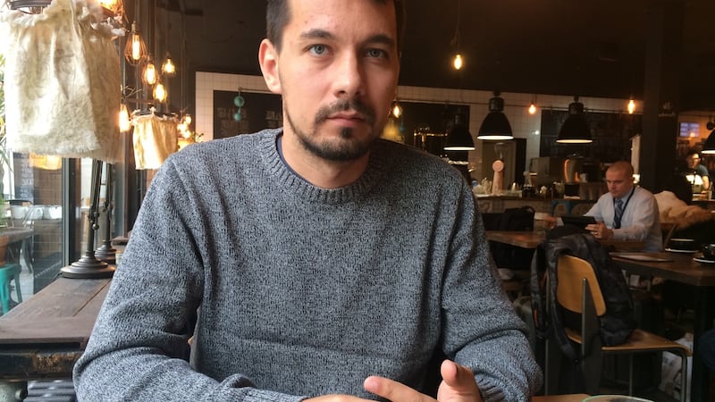 Juraj Seliga, a founder of the For a Decent Slovakia protest movement.