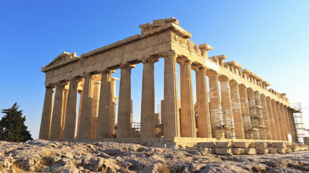 Athens, Greece: polls indicate a left-wing party which wants to repudiate Greek loans will take power