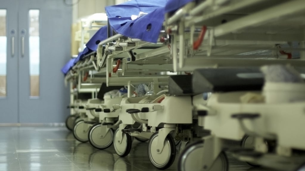 The number of people on trolleys and wards awaiting a bed in an Irish hospital has risen again to a new high of 677.