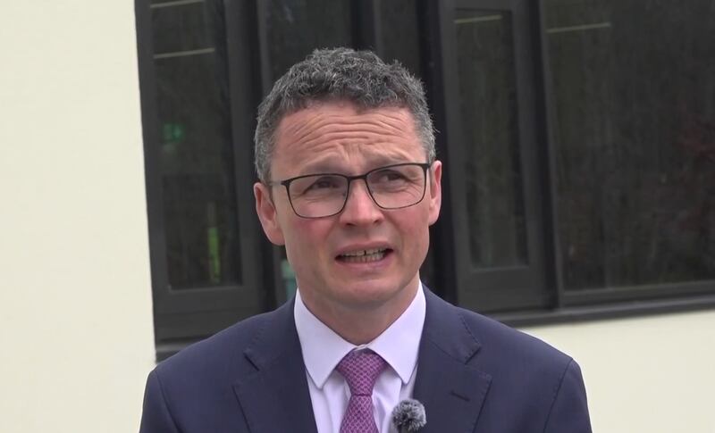 Minister for Further and Higher Education Patrick O'Donovan. Photograph: PA Video/PA Wire